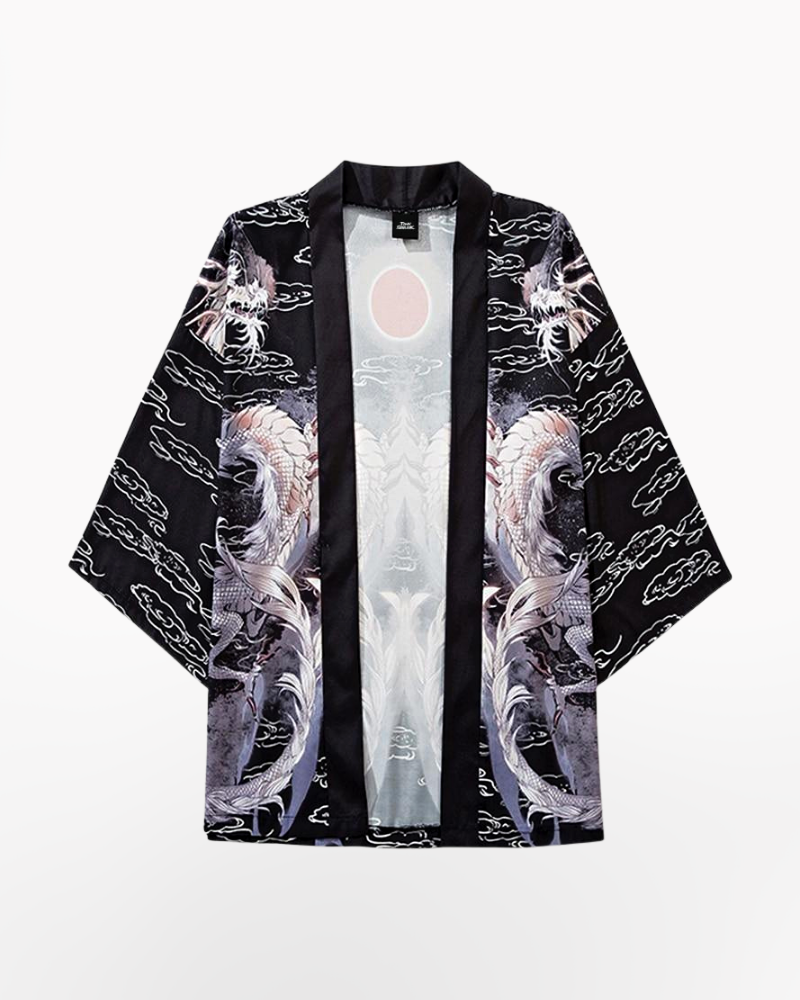 Japanese Kimono Akai Dragon