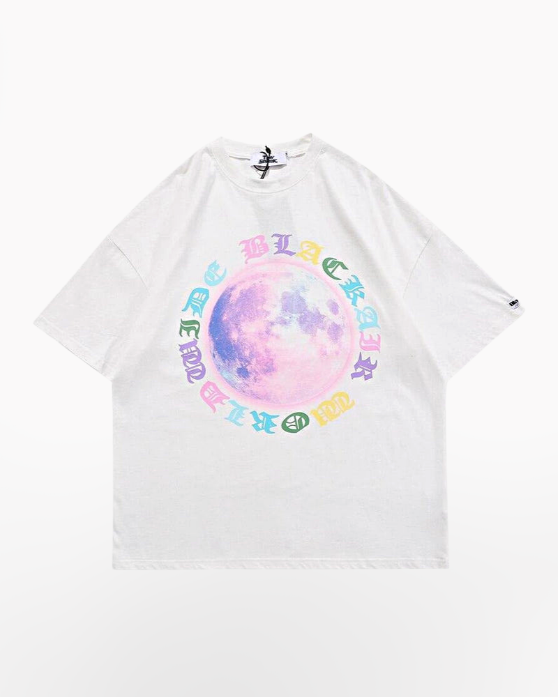 Japanese T-Shirt Color Moon
