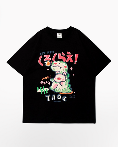 Japanese T-Shirt Dinosaur