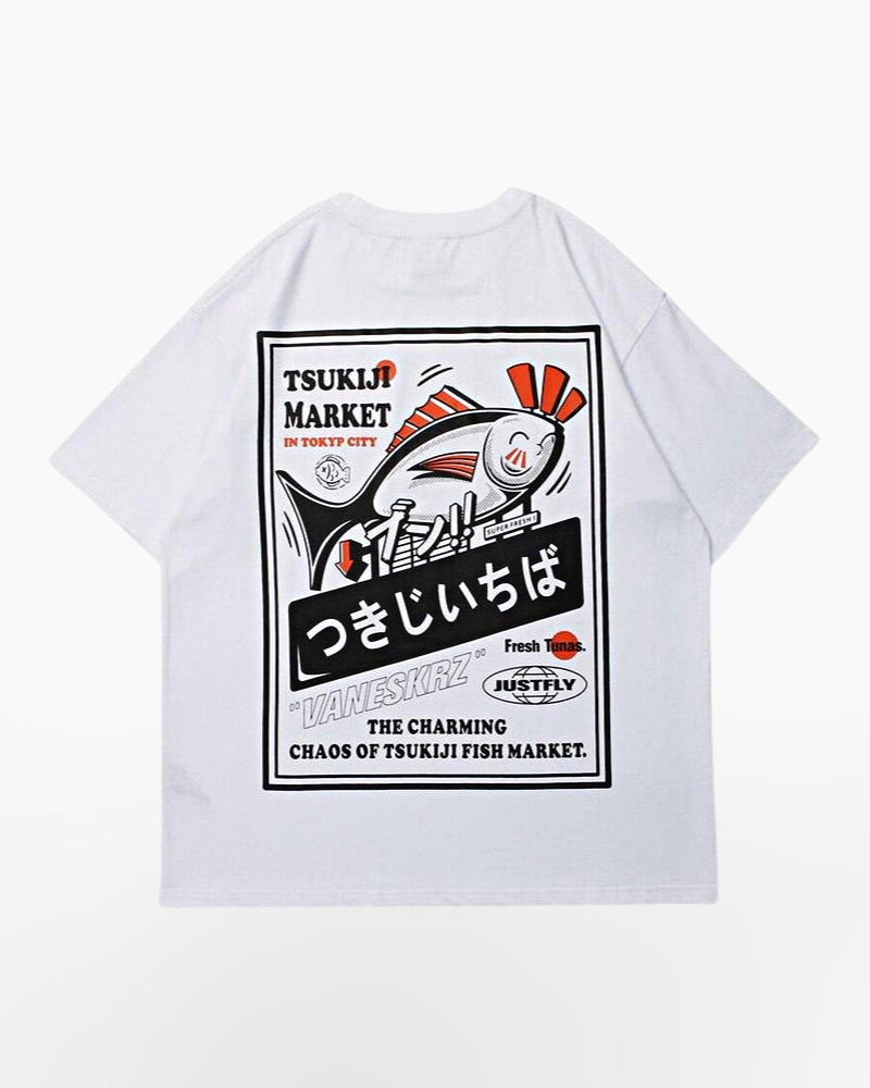 Japanese T-Shirt Fish