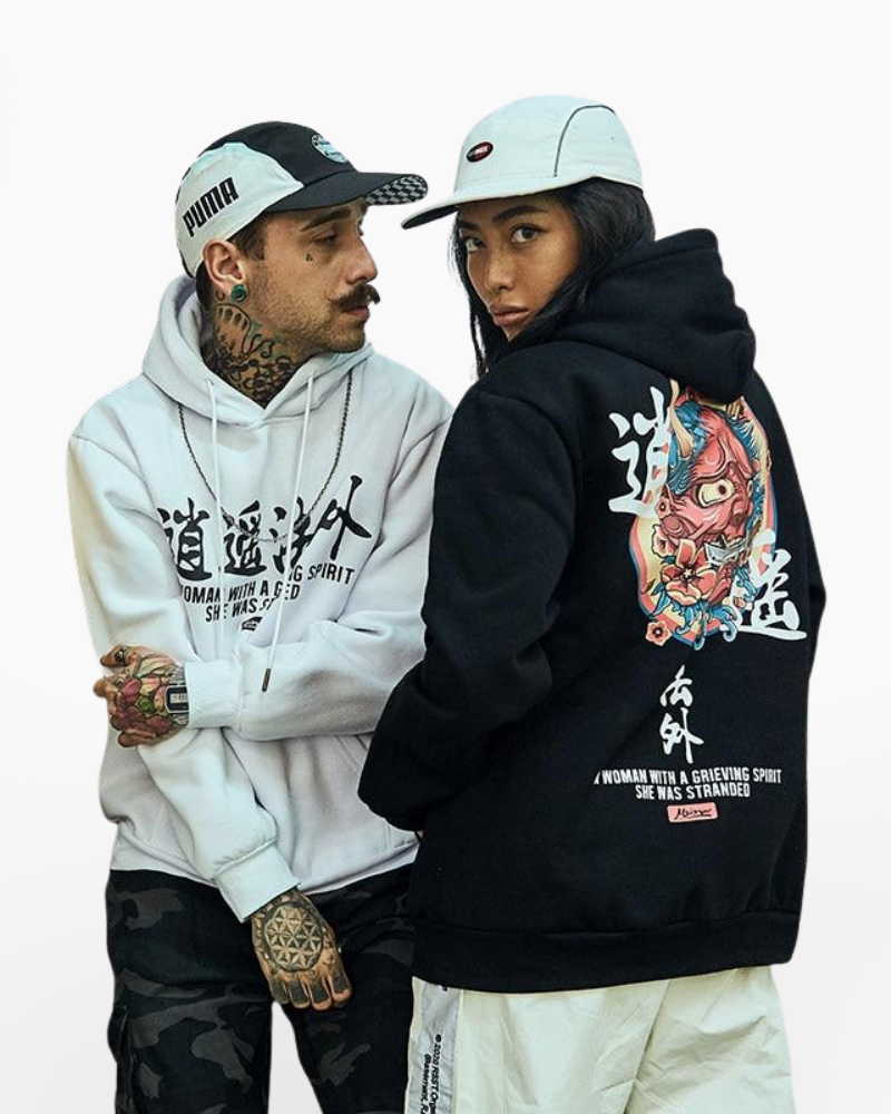 Japanese top ghost hoodie