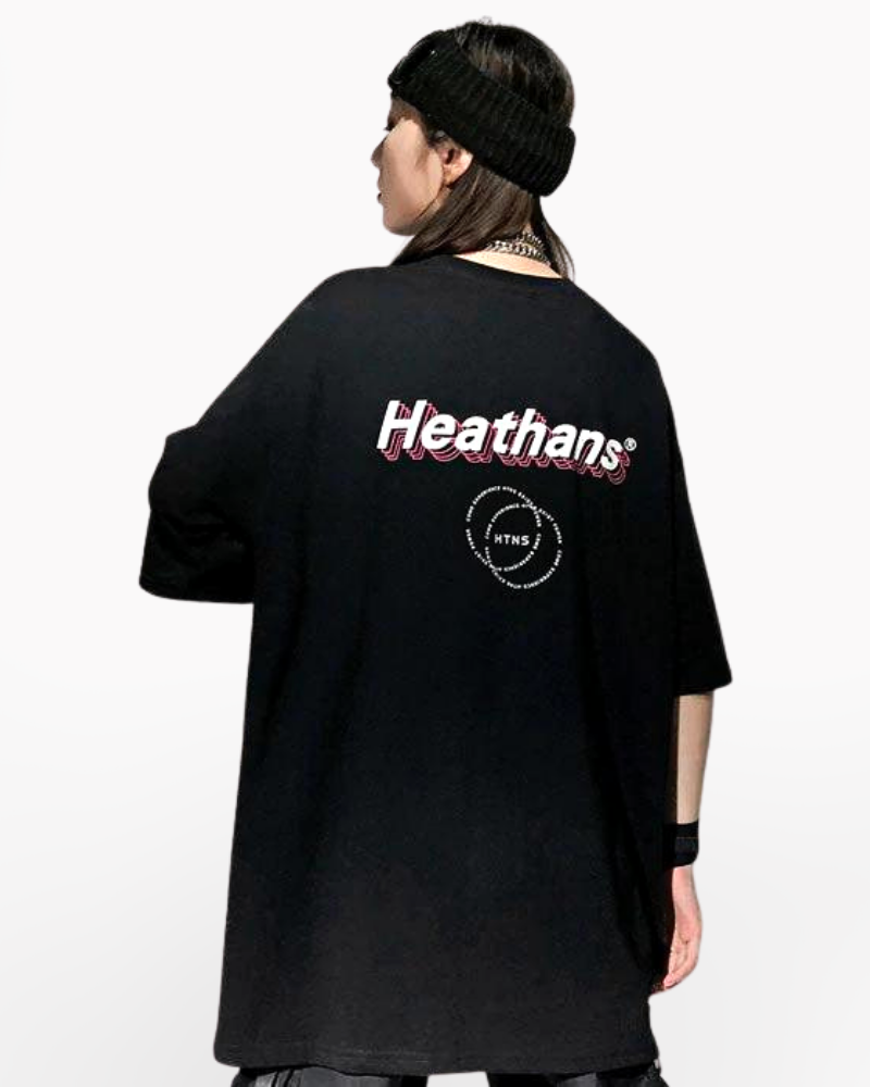 Oversized Japanese T-shirt Heathans