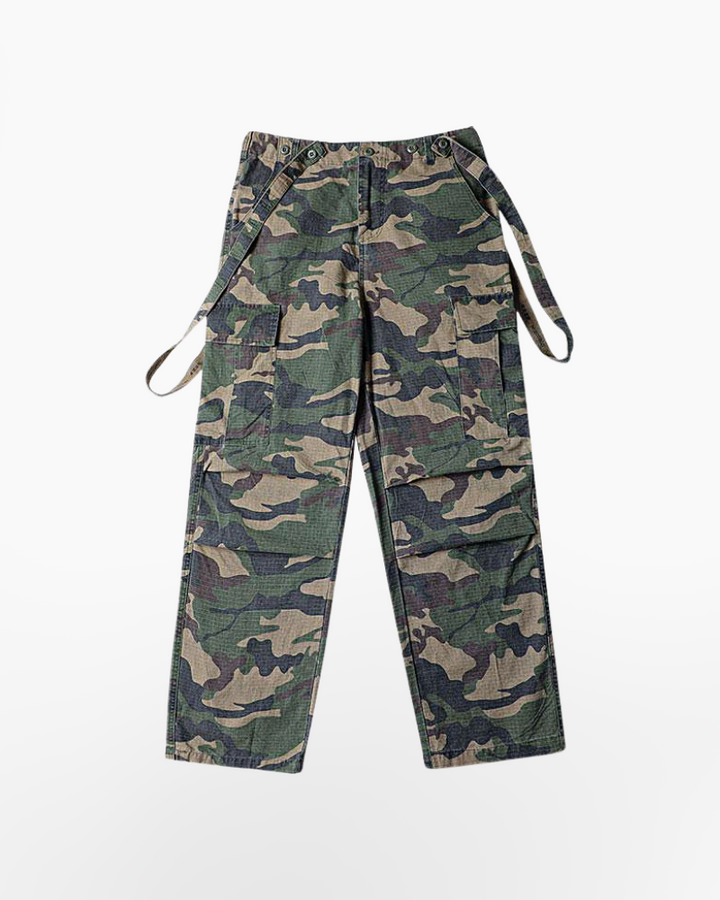 LOTSYOU★韓国★人気★Camouflage Cargo Pants/追跡あり loose-camo-cargo-