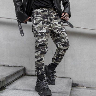 Cargo Pants Black Military