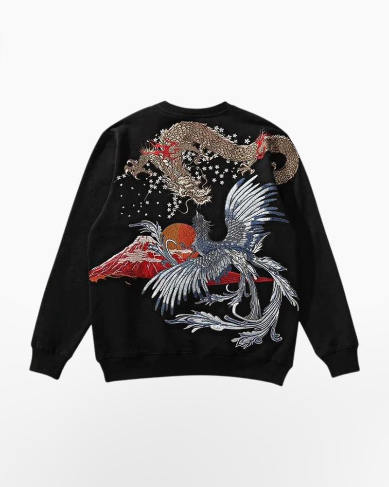 Japanese Sweatshirt Phoenix