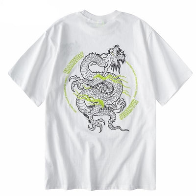 Japanese T-Shirt Dancing Dragon