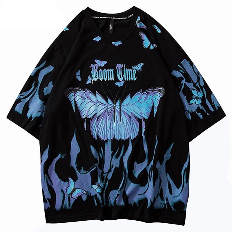 Japanese T-Shirt Butterfly