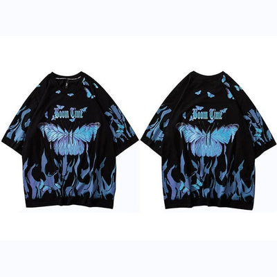 Japanese T-Shirt Butterfly