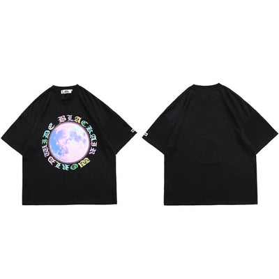 Japanese T-Shirt Color Moon