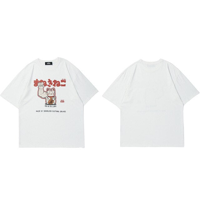 Japanese T-Shirt Maneki Neko