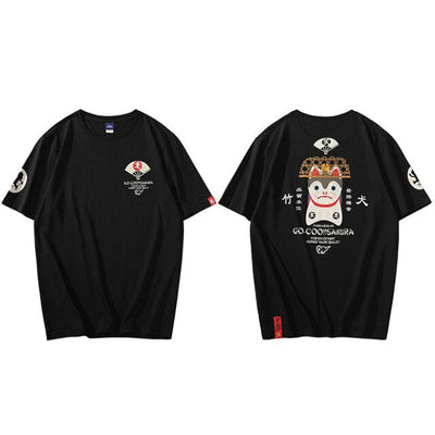 Japanese T-Shirt Royal Neko