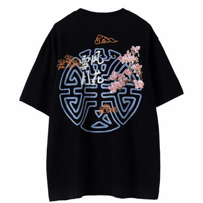 Japanese T-Shirt Flowers