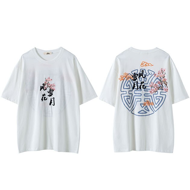 Japanese T-Shirt Flowers