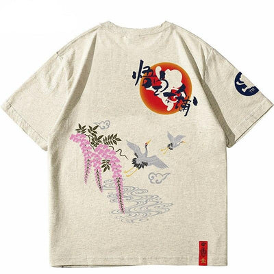 Japanese T-Shirt Crane