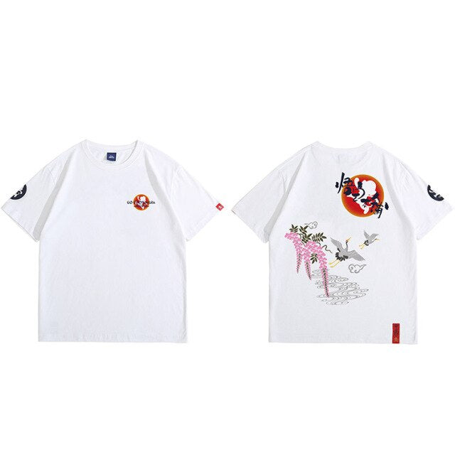 Japanese T-Shirt Crane