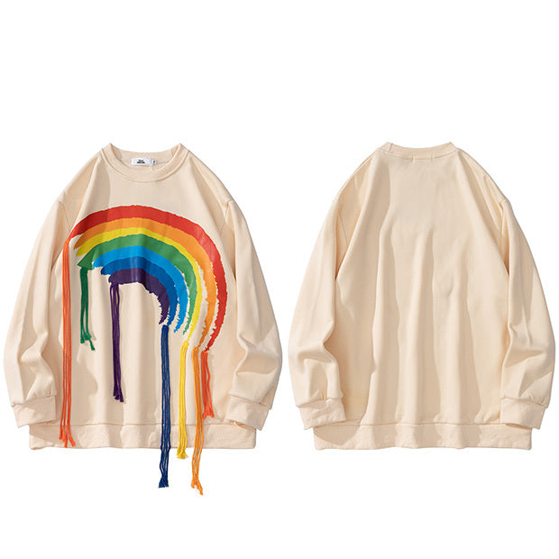 Japanese Sweatshirt Rainbow