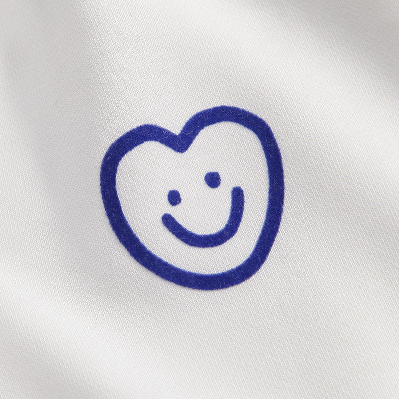 Japanese Sweatshirt Smiley Heart