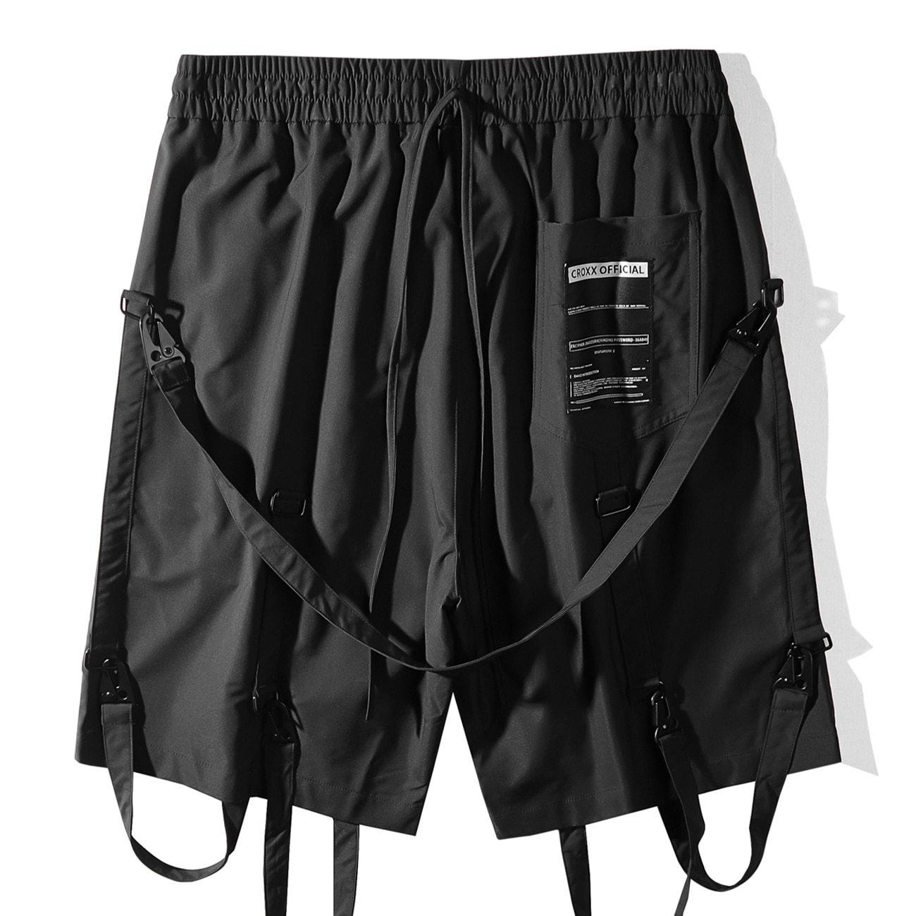 Cargo Shorts Techwear Ribbon